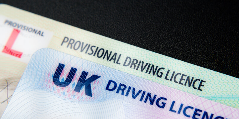 UK driving licence and UK provisional licence